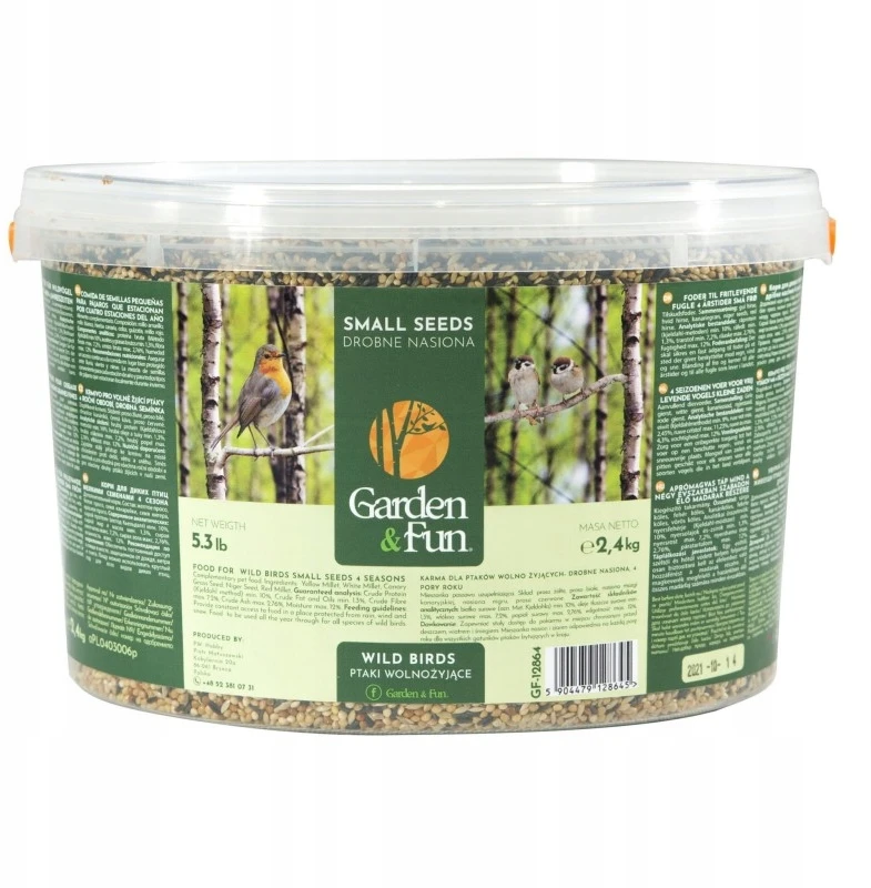 Garden&Fun Paukščių lesalas, smulkios sėklos, 2,4kg, GF-12861