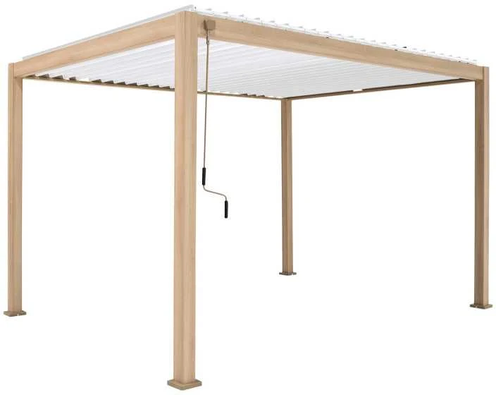 Home4You Pavėsinė MIRADOR-111 3x4m Šviesios medienos imitacija