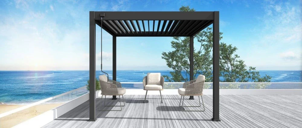 Pavėsinė Pergola ELEGANCE 3x3, Anthracite