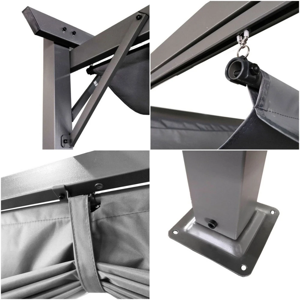 Pavėsinė Pergola SPRINT 3x3, Baltas