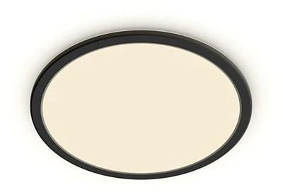 Lubinis šviestuvas Paviršinė LED panelė PHILIPS MAGNEOS, 20W, 2700K,1900lm,apvali f., juodos sp.,ø26,8xh2,8cm