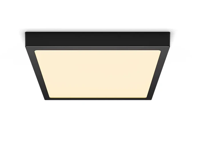 Lubinis šviestuvas Paviršinė LED panelė PHILIPS MAGNEOS, 20W, 2700K, 1900lm, juodos sp., 28,5 x 28,5 x h2,8cm