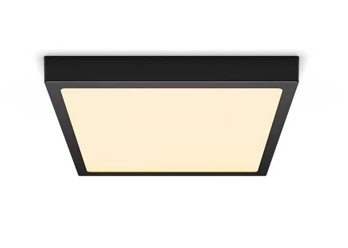 Lubinis šviestuvas Paviršinė LED panelė PHILIPS MAGNEOS, 20W, 2700K, 1900lm, juodos sp., 28,5 x 28,5 x h2,8cm