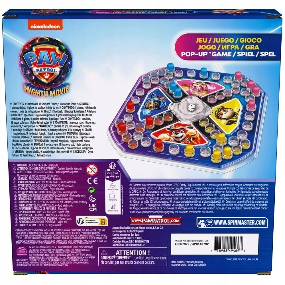 PAW PATROL Kinų stalo žaidimas vaikams Skye Chase BAJKA TV PAW šunys