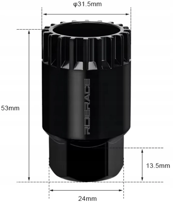 PBS SHIMANO NECO BRACKET veržliaraktis UNIVERSALUS Kvadratinis OCTALINK Juodas 20 Z