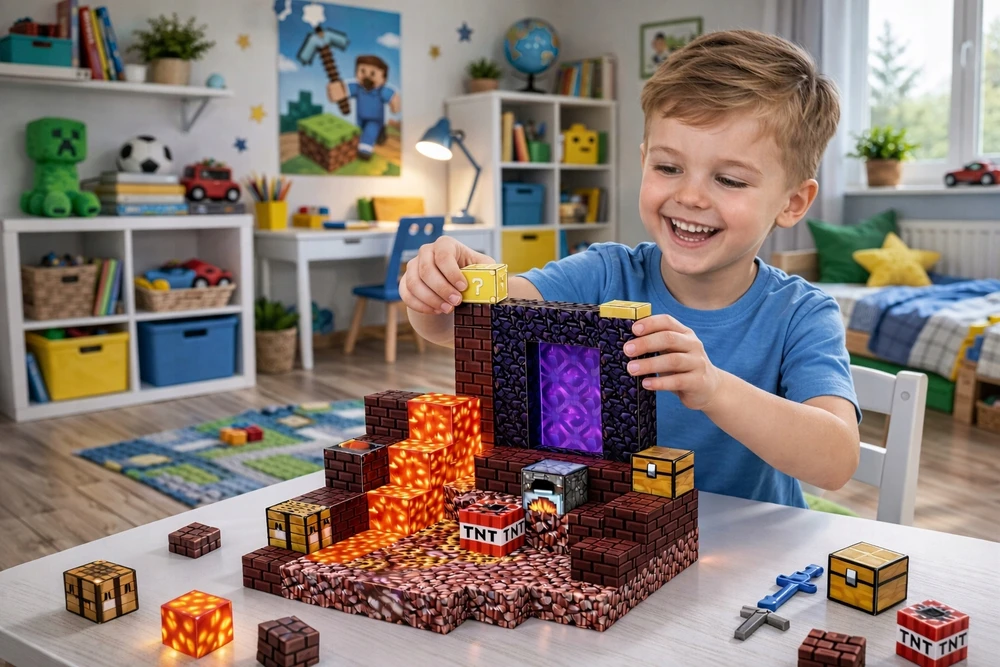 PD MAGNETINIAI KONSTRUKCINIAI BLAKAI PORTALAS kubai 128 ELEMENTAI + 4 SUNGRIAI