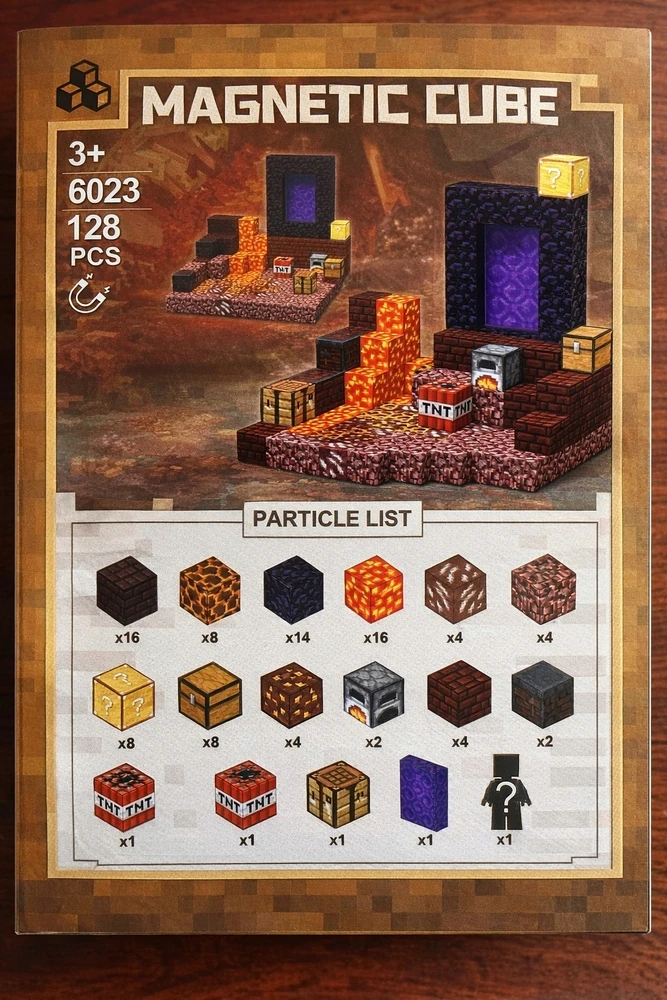 PD MAGNETINIAI KONSTRUKCINIAI BLAKAI PORTALAS kubai 128 ELEMENTAI + 4 SUNGRIAI
