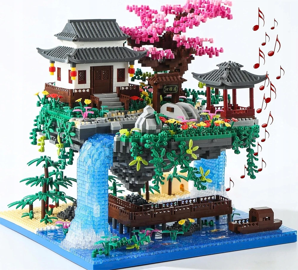 „Peach Blossom“ baseino rinkinys „Clamp Block“ statybinis žaislas