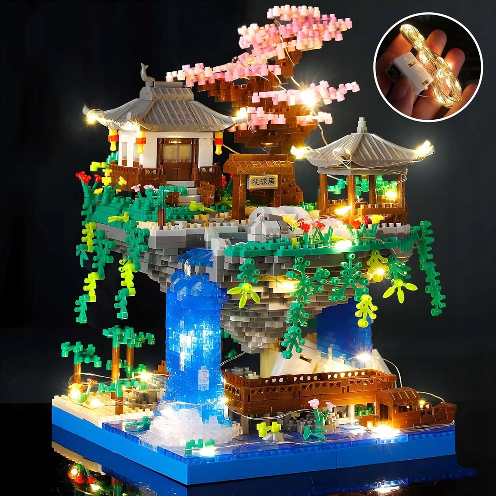 „Peach Blossom“ baseino rinkinys „Clamp Block“ statybinis žaislas