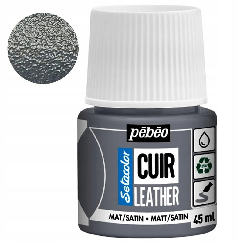 Pebeo Akrilinė dažai - Setacolor - Betono pilka - 45 ml - Oda - Mišrus