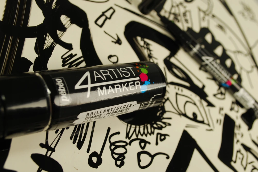 Pebeo Aliejinis žymeklis 4Artist Marker - Apvalus galiukas - 2 mm - 10 spalvų