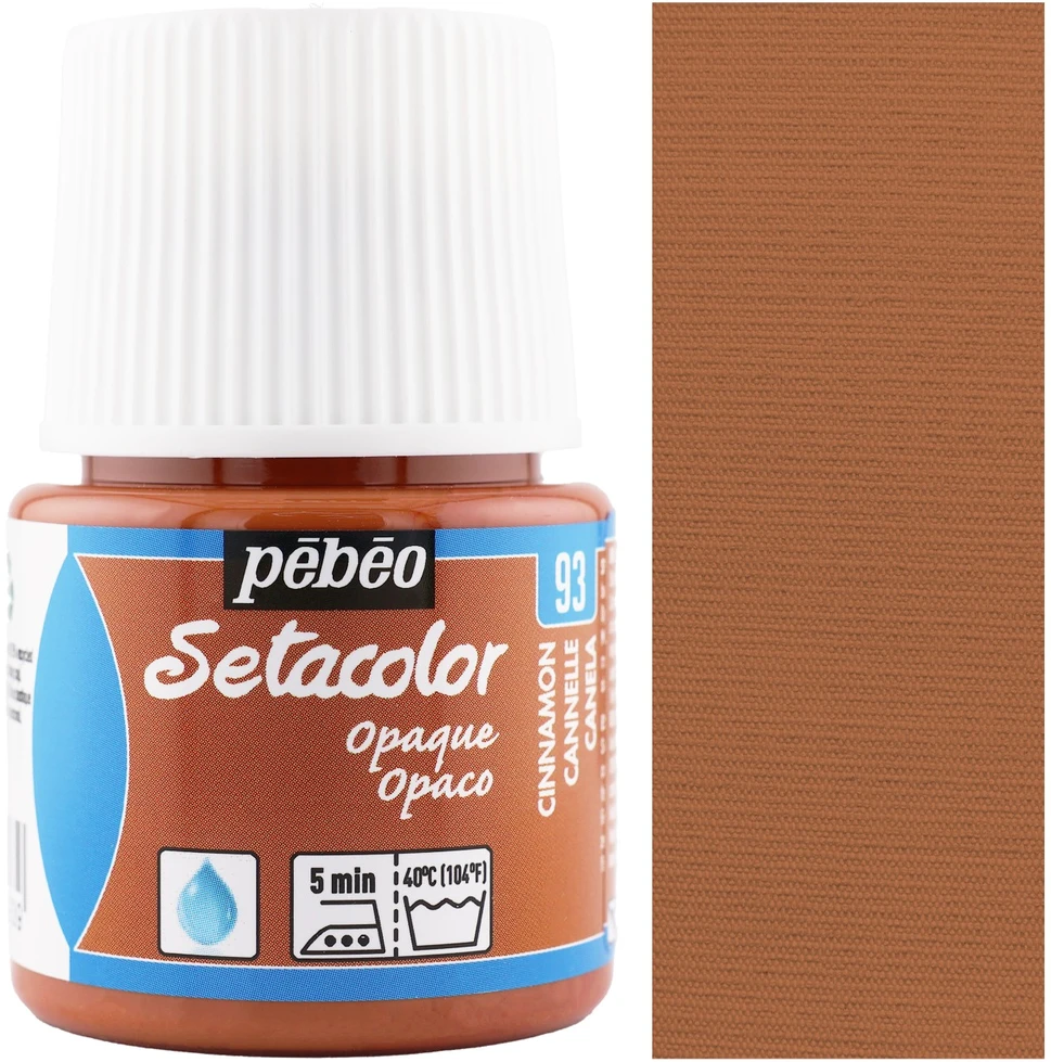 Pebeo Setacolor dažai audiniams, 45ml, cinamono spalva