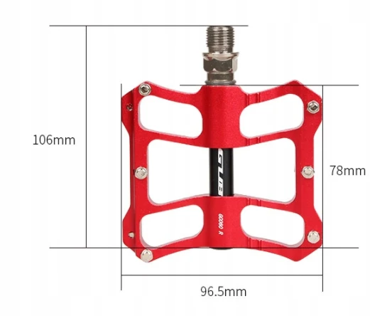 Pedały rowerowe GUB GC060 Platformowe mtb Juoda