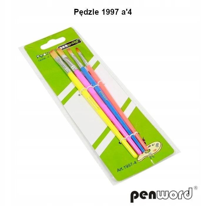 Teka Pędzle do Malowania Rinkinys 4 vnt. 1997 | PENWORD