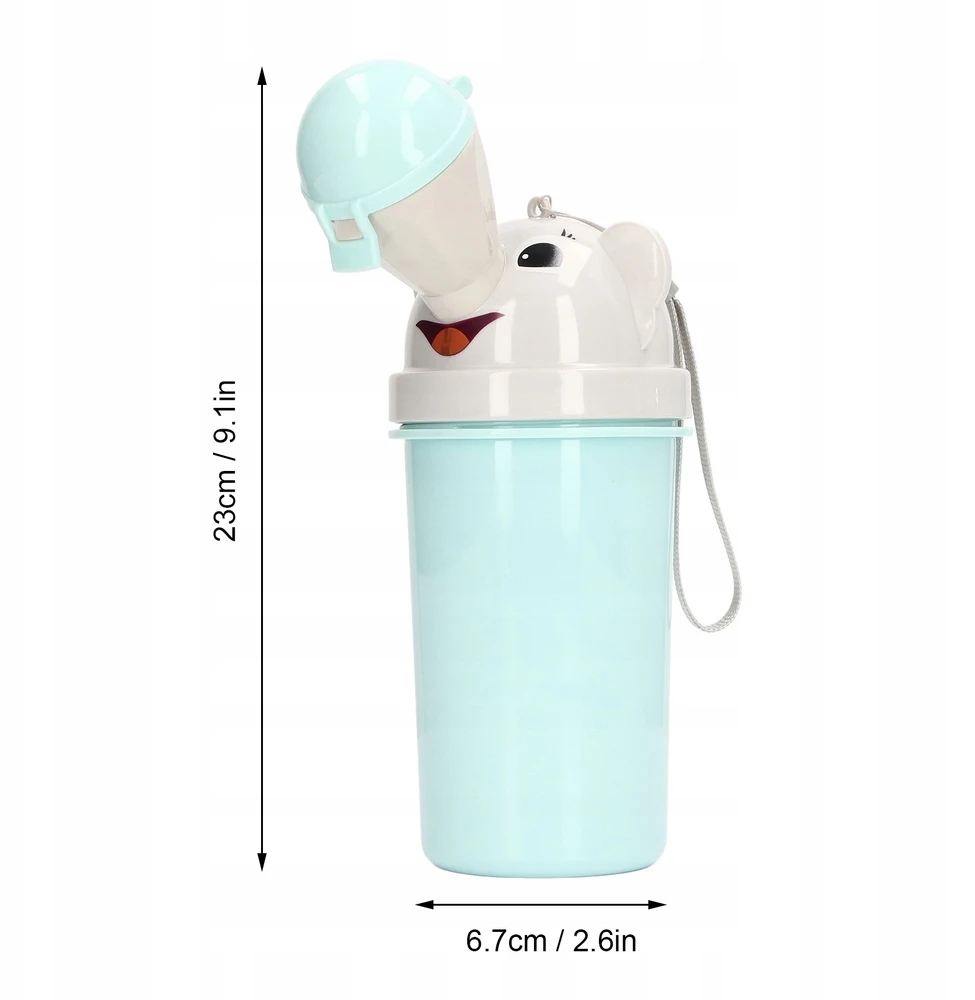 PEE FUNNY BOTTLE NEšiojamasis pisuaras 600ml