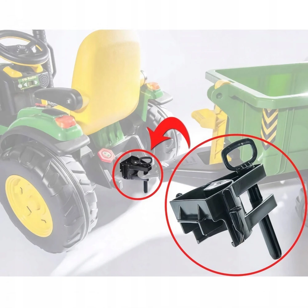 Peg Perego Akumuliatorinis Traktorius Adapteris Rolly Toys Priekaboms