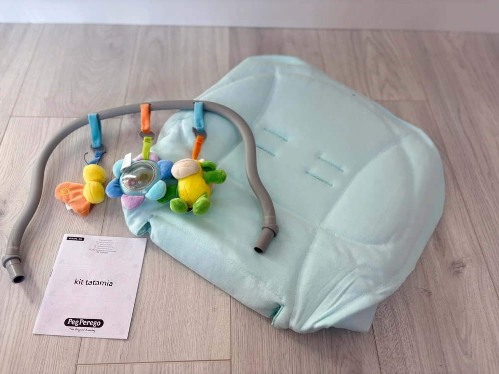 Peg Perego maitinimo kėdutės priedų rinkinys Kit Tatamia, Azzurro