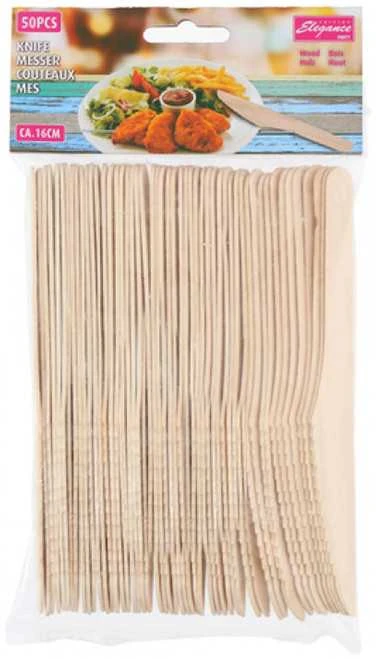 Cuisine Elegance - Peilis wood 50pcs 16,5cm