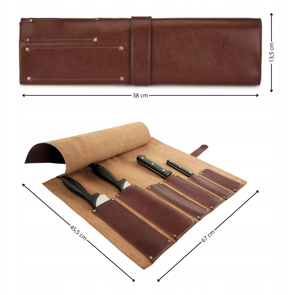 Solier Accessories Odinis susukamas peilių dėklas Solier SA44