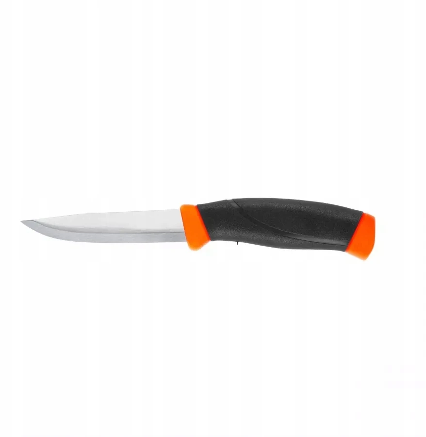 Morakniv® Companion (S) peilis, Hi-Vis Oranžinis, nerūdijantis plienas