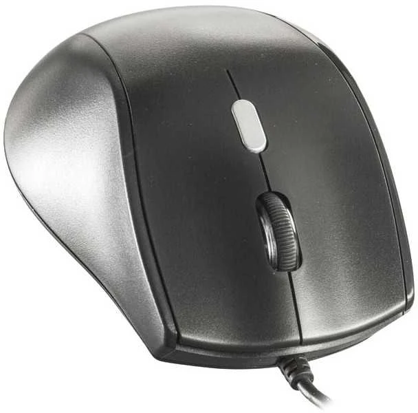 Pelė DELTACO, su laidu, juoda / MS-774