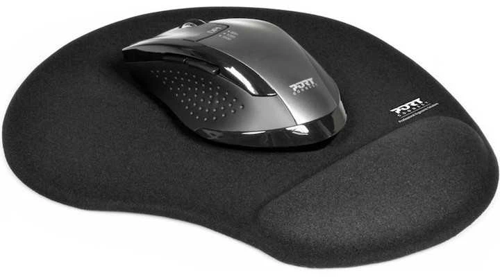 PORT CONNECT | Ergonomic Pelės kilimėlis | 200 x 230 x 20 mm | Juodas