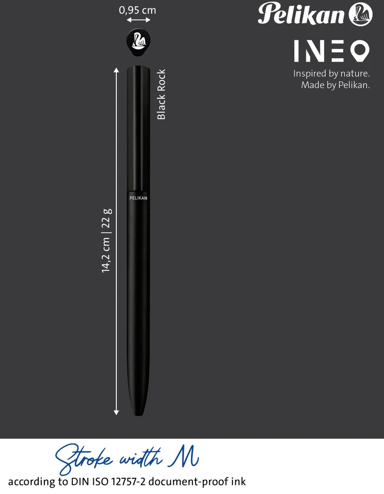 Pelikan Ineo K6 Juodas Rock rašiklis