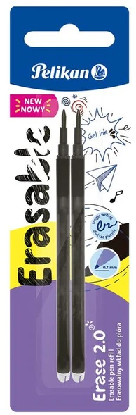 Pelikan Juodi trintukai "erase 2.0" rašiklio papildymai