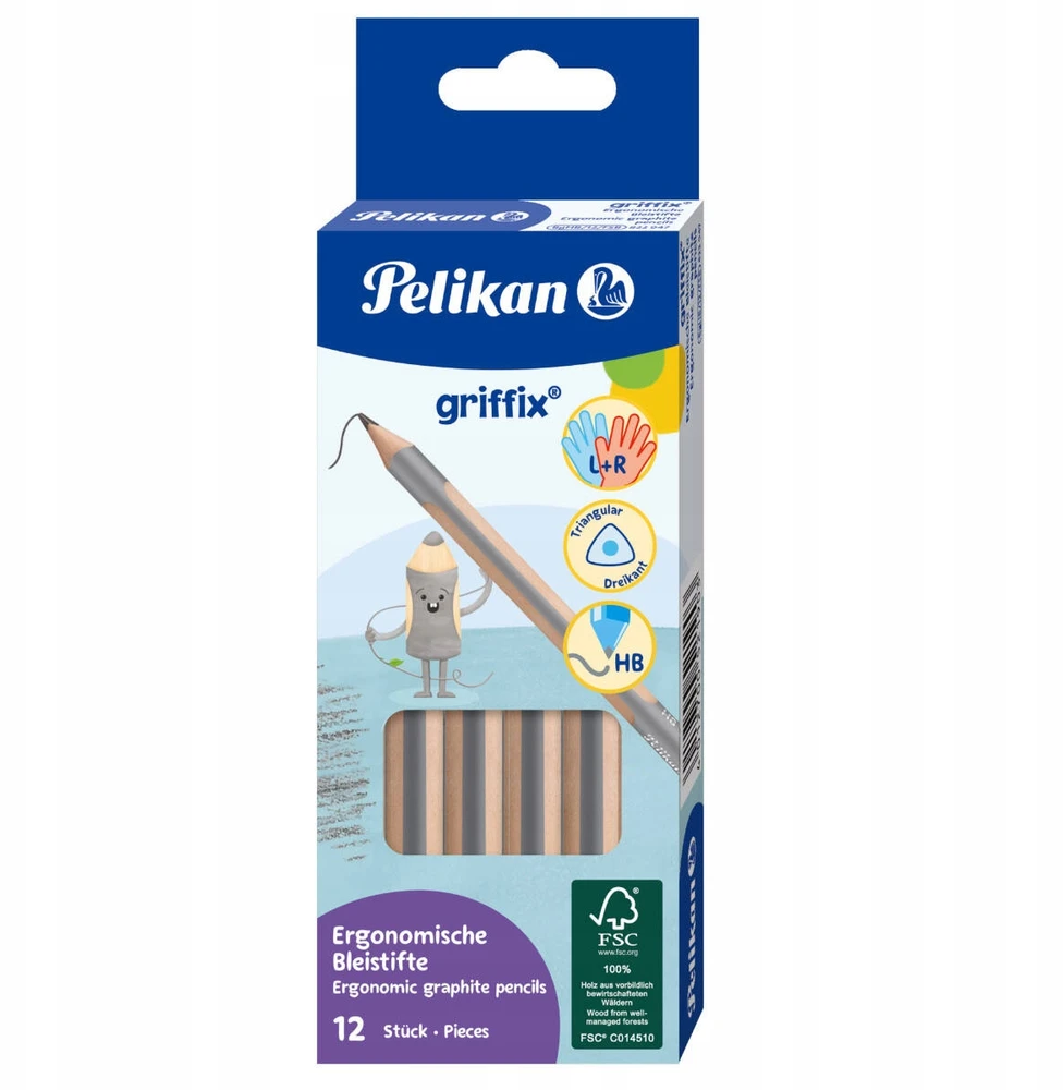 Pelikan Pieštukas GRIFFIX mokymuisi rašyti HB