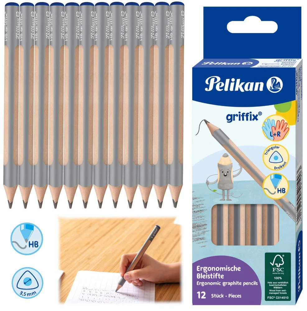 Pelikan Pieštukas GRIFFIX mokymuisi rašyti HB