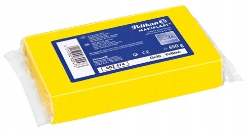 Pelikan Plastilinas 681, 650g, geltonas