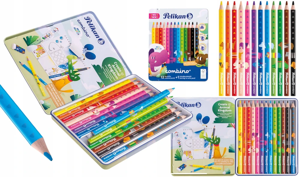 Pelikan Rinkinys Combino, 12+1 spalvų