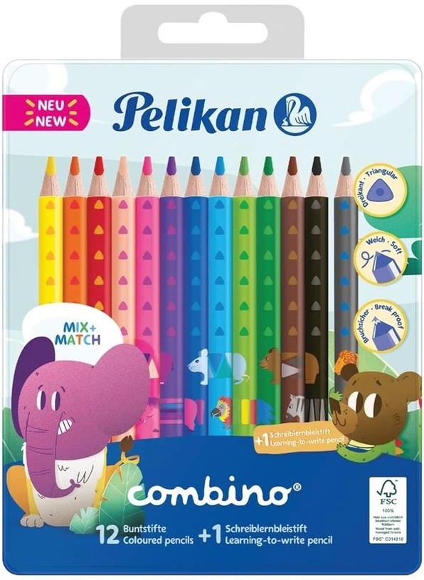 Pelikan Rinkinys Combino, 12+1 spalvų