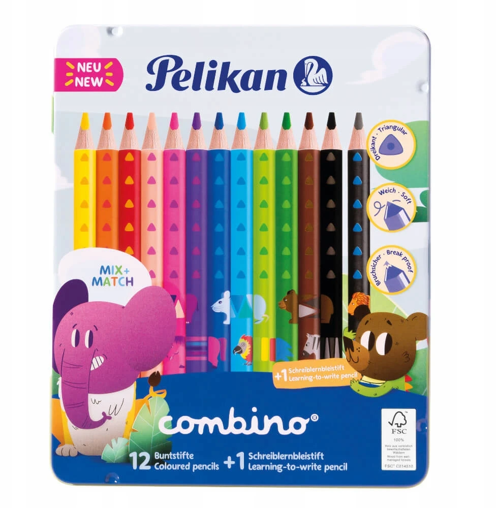 Pelikan Rinkinys Combino, 12+1 spalvų