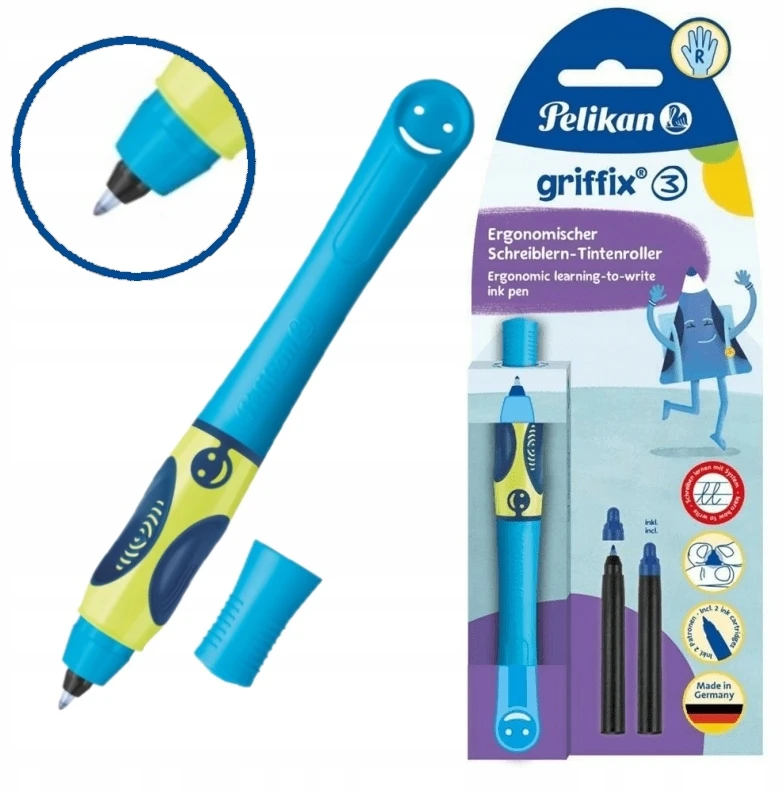 Pelikan Rinkinys Griffix-3 R neon fresh mėlynas