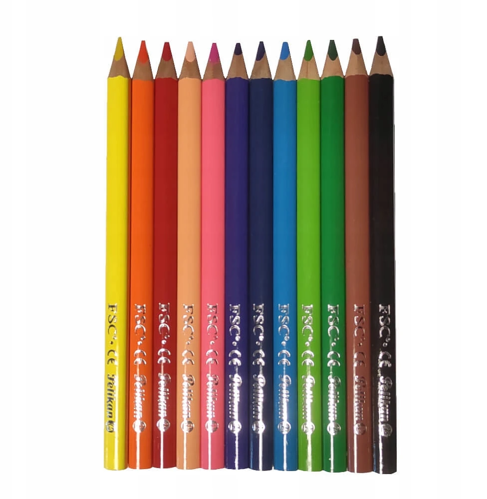 Pelikan Spalvoti pieštukai, 12 spalvų