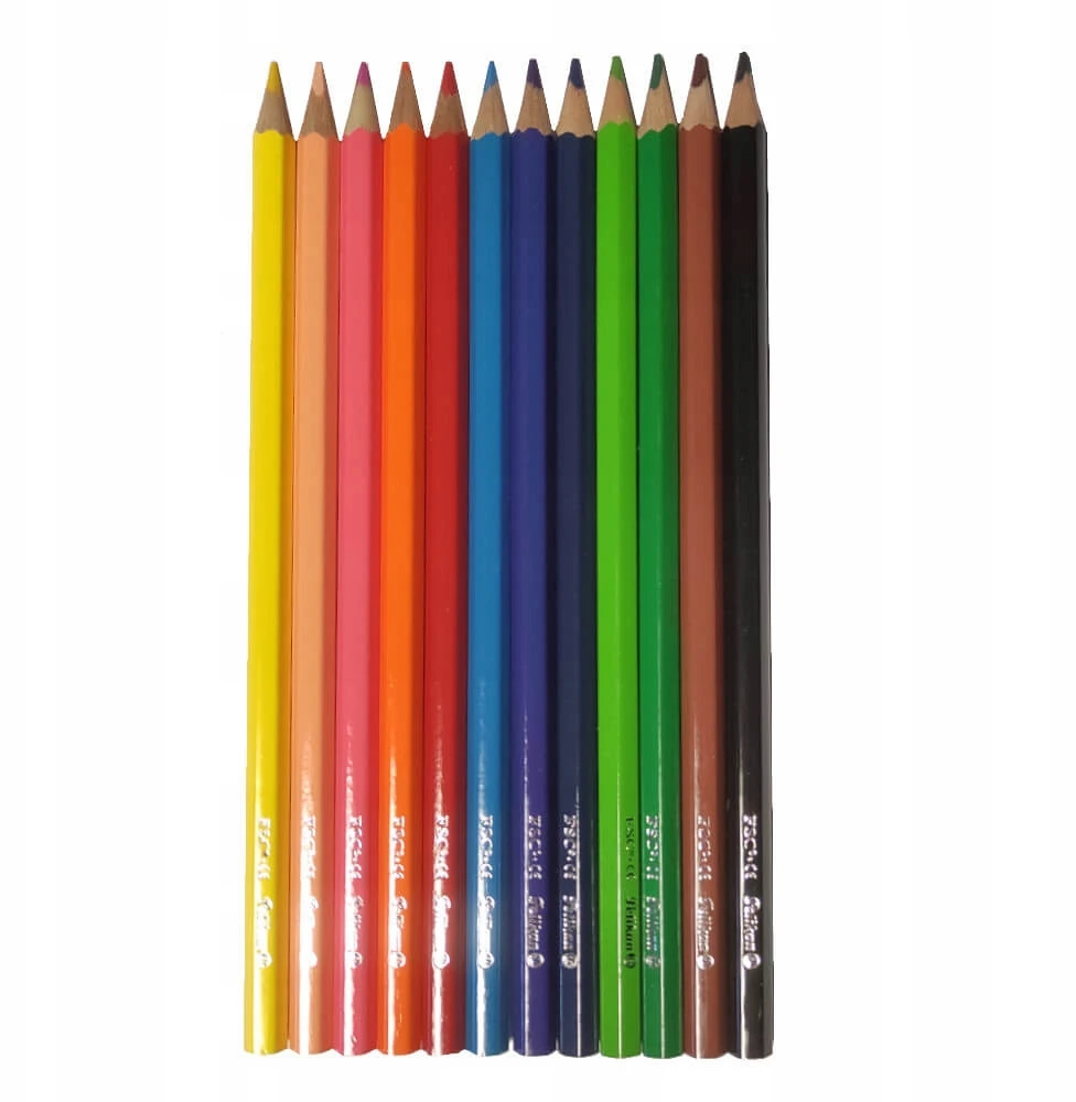 Pelikan Spalvoti pieštukai 12 spalvų, šešiakampiai