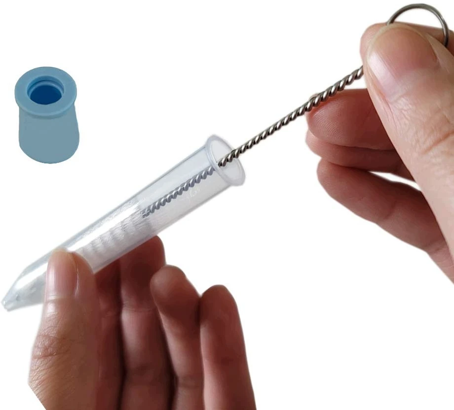 PEN 5 ml SILIKONINIS DALYTUVAS PIPETINIS PLASTIKINIS LAŠINtuvas KELIAS NAUDOJIMAS