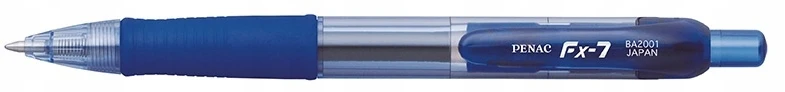 Penac Fx7 automatinis gelinis rašiklis, 0,7mm, mėlynas