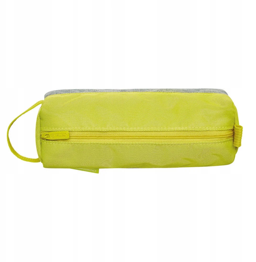 Penalas Herlitz Quattro, pilka melanžinė/citrina
