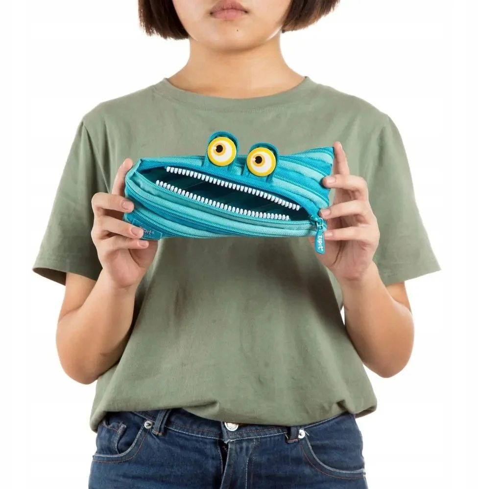 Penalas-pieštukinė ZIPIT Wildlings Pouch, ZTM-WD-CRE, Mėlyna