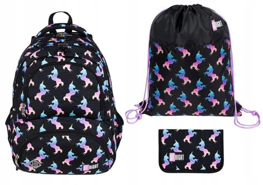 Penalas su priemonėmis St. Majewski Stright PC-04 rainbow unicorns