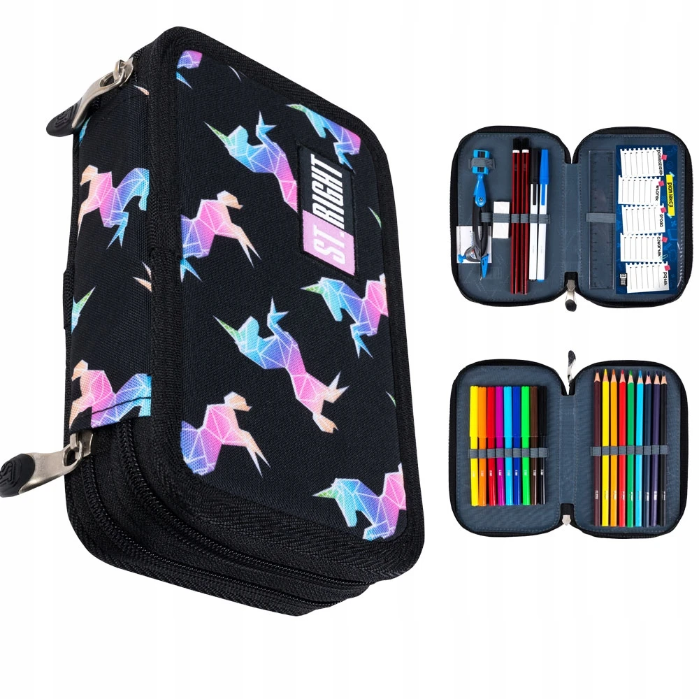 Penalas su priemonėmis St. Majewski Stright PC-04 rainbow unicorns