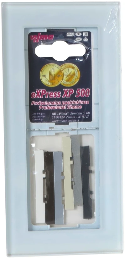 Vilma Penkiavietis rėmelis XP 500, baltas stiklas