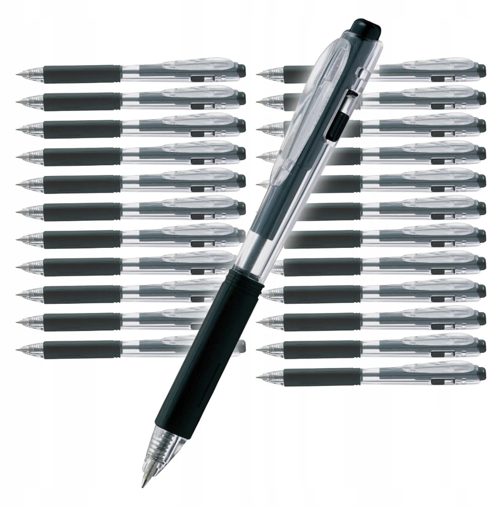 Pentel Bk-437 automatinis rašiklis, juodas