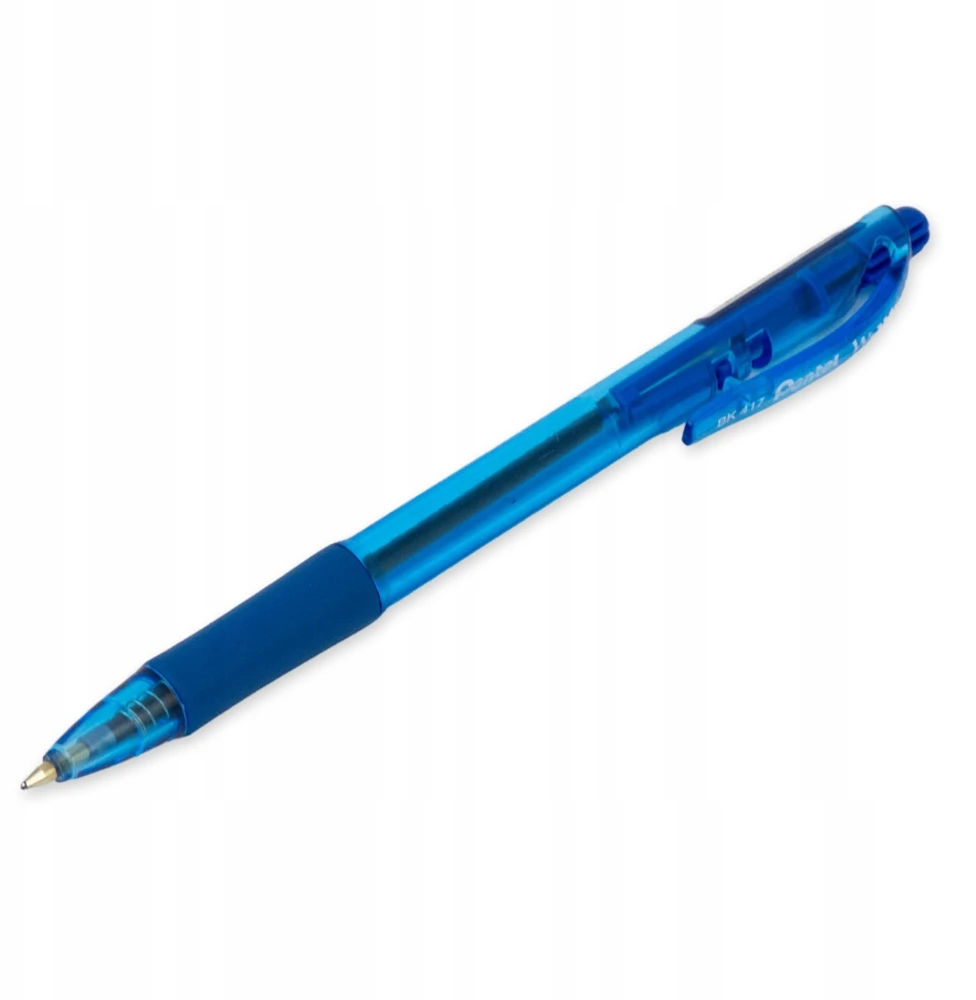 Pentel Bk417 Wow automatinis rašiklis, 0.7mm, mėlynas, 10 vnt.