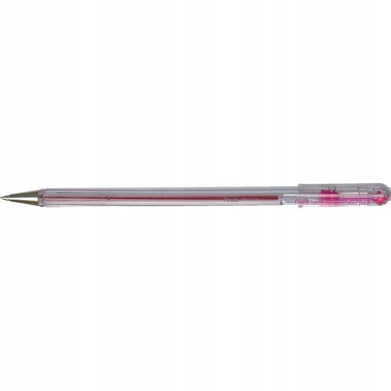 Pentel Bk77 rašiklis 0,7mm, rožinis, 5 vnt.
