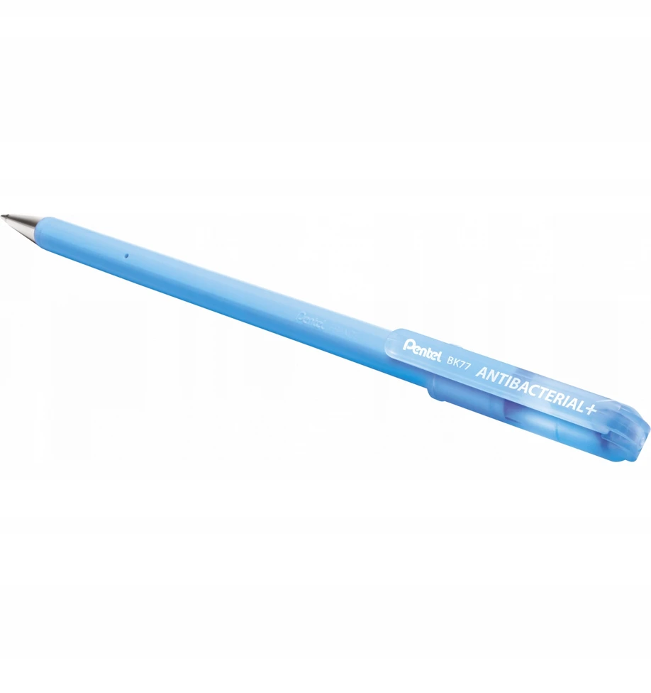 Pentel Bk77 rašiklis su dangteliu, 0.7 mm, juodas