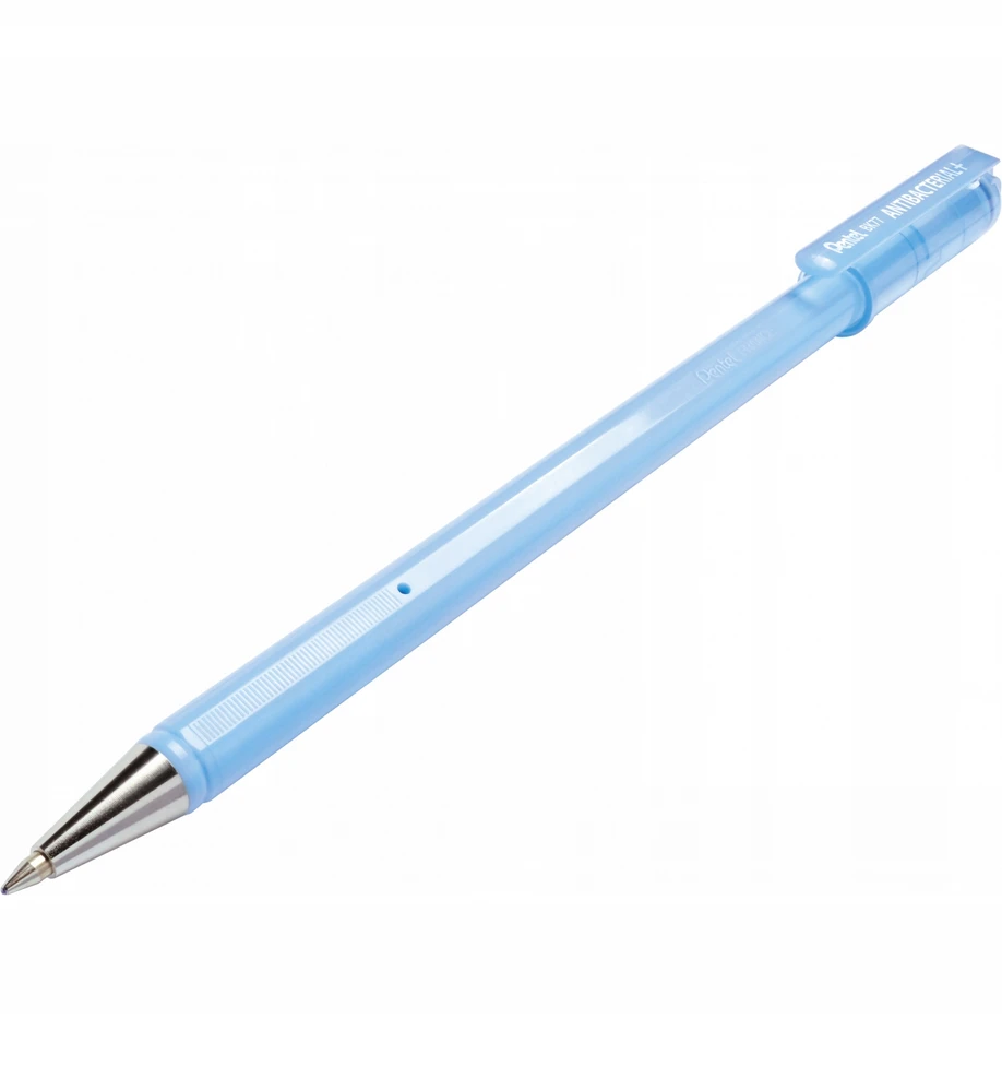 Pentel Bk77 rašiklis su dangteliu, 0.7 mm, juodas