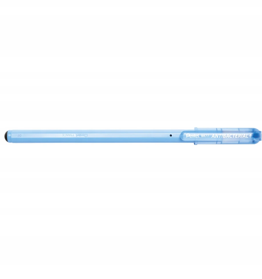 Pentel Bk77 rašiklis su dangteliu, 0.7 mm, juodas
